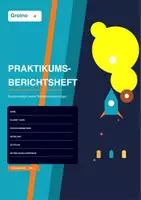 Vorschau - Arbeitsblätter - Praktikumsbericht: Praktikumsbeurteilung, Wochenberichte, Tagesberichte - Deckblatt