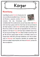 Vorschau - Unterrichtsreihen - Körper Lückentext mit Wortspeicher Hörverstehen und Suchsel - Seite 2
