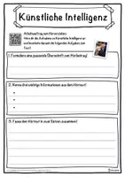 Vorschau - Unterrichtsreihen - Künstliche Intelligenz Lückentext mit Wortspeicher Hörverstehen und Suchsel - Seite 3