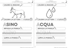 anteprima - Esercizi - LE VOCALI – LA LETTERA A – ARRICCHIMENTO LESSICALE - Pagina 3
