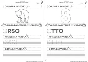 anteprima - Esercizi - LE VOCALI – LA LETTERA O – ARRICCHIMENTO LESSICALE - Pagina 3