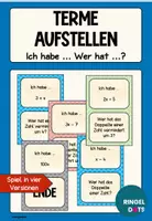 Vorschau - Stationenlernen - Ich habe ... Wer hat ...? Spiel: Terme aufstellen - Deckblatt