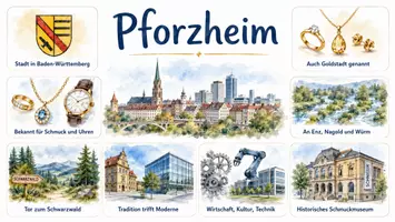 Vorschau - Arbeitsblätter - Arbeitsblätter zum Thema "Pforzheim" + Lösung & MP3 + Infografik - Seite 3