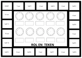 Voorbeeld - spel kloklezen - Voorblad
