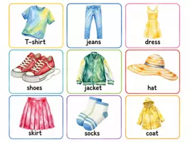 Aperçu - Cartes / Images - FLASHCARDS CLOTHES - Page de couverture