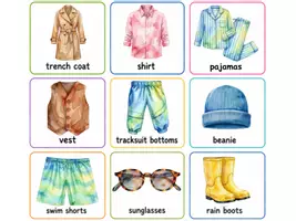 Aperçu - Cartes / Images - FLASHCARDS CLOTHES - Page 2