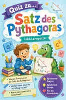Vorschau - Arbeitsblätter - Satz des Pythagoras Übungsheft PLUS Lernposter - Deckblatt