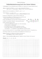 Vorschau - Arbeitsblätter - Algorithmus zur Polynomdivision und zum Horner-Schema - Seite 2