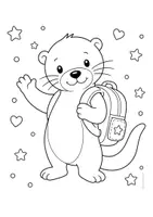 Vorschau - Arbeitsblätter - Otterklasse Ausmalbilder II - Seite 1
