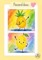 Vorschau - Mal- und Bastelvorlagen - Kunst Sommer - Tanzende Erdbeere - Schritt für Schritt zeichnen lernen - Grundschule Klasse 2-3 - Seite 2