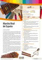 Vista previa - Unidades / Secuencias / Situaciones de Aprendizaje - Marcha Real de España - Acompañamiento con instrumentos Orff - Portada