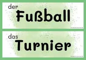 Vorschau - Aufgabenkarten - Lesekrimis Fußball - Lesemotivation - Genaues Lesen - Seite 1