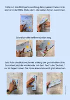 Vorschau - Mal- und Bastelvorlagen - Geschenk zum Zeugnis - Karte für Lineal - Seite 2