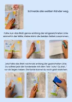 Vorschau - Mal- und Bastelvorlagen - Geschenk zum Zeugnis - Karte für Lineal - Seite 2