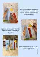 Vorschau - Mal- und Bastelvorlagen - Geschenk zum Zeugnis - Karte für Lineal - Seite 3