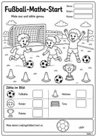 Vorschau - Arbeitsblätter - Fußball Materialpaket Grundschule - Seite 1