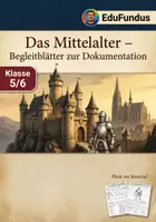Vorschau - Arbeitsblätter - Das Mittelalter – 4 Arbeitsblätter zur Terra-X-Doku „Eine kurze Geschichte über… das Mittelalter" - Deckblatt