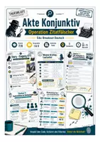 Vorschau - Stundenentwürfe - Konjunktiv I & II Escape Room Deutsch – Edu-Escape-Room zur indirekten Rede für Klasse 7/8 - Deckblatt