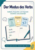 Vorschau - Arbeitsblätter - Der Modus des Verbs: Indikativ, Konjunktiv und Imperativ verstehen und anwenden - Deckblatt