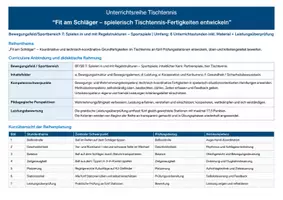 Vorschau - Stundenentwürfe - Tischtennis - Fit am Schläger – Spielerische Tischtennis-Stationen mit Unterrichtsreihe, Stundenverläufen & Leistungsüberprüfung - Seite 2
