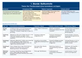 Vorschau - Stundenentwürfe - Tischtennis - Fit am Schläger – Spielerische Tischtennis-Stationen mit Unterrichtsreihe, Stundenverläufen & Leistungsüberprüfung - Seite 3