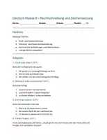 Vorschau - Arbeitsblätter - Rechtschreibung Klasse 8 - Deckblatt