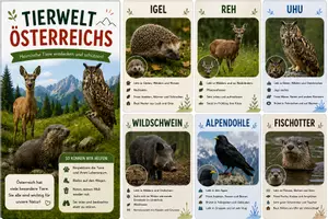 Vorschau - Stationenlernen - Österreichische Tierwelt - Kartenspiel - Seite 3
