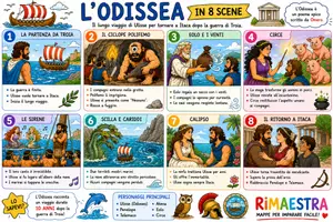 anteprima - Mappe concettuali - Mappe concettuali per i tre grandi poemi epici: - Pagina 2