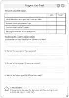 Vorschau - Arbeitsblätter - Sachtexte Sommerferien Klasse 3/4 – Leseverständnis Grundschule | Arbeitsblätter mit Lösungen - Seite 3