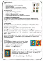Vorschau - Arbeitsblätter - Kontrastbilder – Buchstaben A–Z & a–z + Zahlen 0–20 – Materialpaket zu warmen und kalten Farben - Seite 2