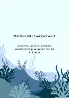 Vorschau - Arbeitsblätter - Materialpaket: 1.-4. Klasse (Wiederholungsaufgaben) Mathe-Unterwasserwelt - Seite 1