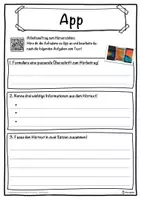Vorschau - Unterrichtsreihen - App Lückentext mit Wortspeicher Hörverstehen und Suchsel - Seite 3