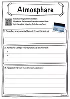 Vorschau - Unterrichtsreihen - Atmosphäre Lückentext mit Wortspeicher Hörverstehen und Suchsel - Seite 3