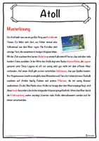 Vorschau - Unterrichtsreihen - Atoll Lückentext mit Wortspeicher Hörverstehen und Suchsel - Seite 2