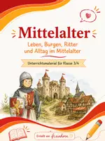 Vorschau - Stundenentwürfe - Sachunterricht: Sequenz - Das Mittelalter, Klasse 3/4 - Deckblatt
