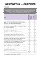 Vorschau - Arbeitsblätter - Medizinethik ⎮ Prinzipien - Rätsel für Klasse 10 bis 13 - Seite 1
