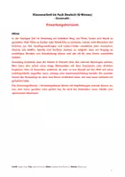 Vorschau - Klassenarbeiten - Grammatik Jahrgangsstufe 7 - differenziert (Klassenarbeit Lösung) - Seite 1