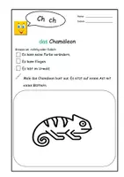 Vorschau - Arbeitsblätter - Klaro - DAZ kleines Materialpäckchen zum Alphabet ch, ck, tz, pf - Deckblatt