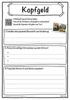 Vorschau - Unterrichtsreihen - Kopfgeld Lückentext mit Wortspeicher Hörverstehen und Suchsel - Seite 3