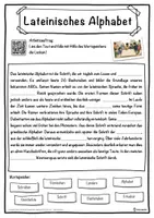 Vorschau - Unterrichtsreihen - Lateinisches Alphabet Lückentext mit Wortspeicher Hörverstehen und Suchsel - Seite 1