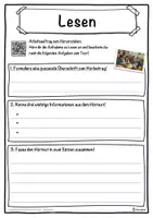 Vorschau - Unterrichtsreihen - Lesen Lückentext mit Wortspeicher Hörverstehen und Suchsel - Seite 3