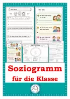 Vorschau - Arbeitsblätter - Soziogramm der Klasse - Deckblatt