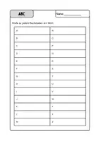 Vorschau - Arbeitsblätter - Buchstabenfest - Seite 1