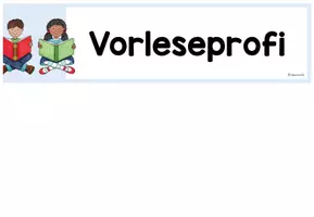 Vorschau - Merkblätter - Vorlesetipps Tafelmaterial - Seite 1