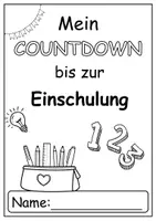 Vorschau - Arbeitsblätter - Countdown für die Schule - Seite 1