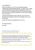 Vorschau - Arbeitsblätter - Klaro DaZ-& Förder Alphabetheft Buchstabenkombination tz - Seite 1