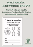 Vorschau - Stationenlernen - Genetik verstehen: Selbstlernheft für Klasse 9/10 - Deckblatt