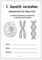 Vorschau - Stationenlernen - Genetik verstehen: Selbstlernheft für Klasse 9/10 - Seite 1