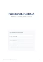 Vorschau - Arbeitsblätter - Das Praktikum: Praktikumsmappe, Praktikumsbericht, Schülerpraktikum & Berufsorientierung - Seite 1