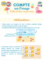 Aperçu - Jeux - Compte sur l’image – L’été et les vacances | Dénombrer de 1 à 6 | PS-MS - Page 2